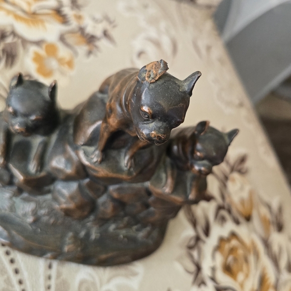 Antique Bronze Boston Terrier Bookends *READ DESCRIPTION* - Picture 14 of 14